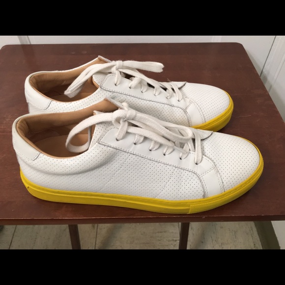 Great Brooklyn The Royals Perforated leather white/Meadowlark made in Italy - Picture 6 of 14